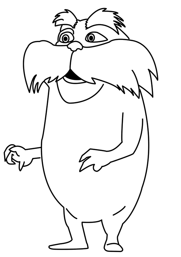 Desenho de O Lorax para colorir