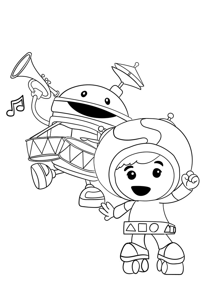 Desenhos de Equipe Umizoomi para colorir