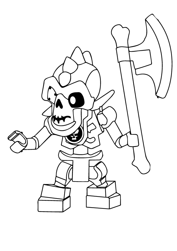 Desenho de Ninjago Nuckal para colorir