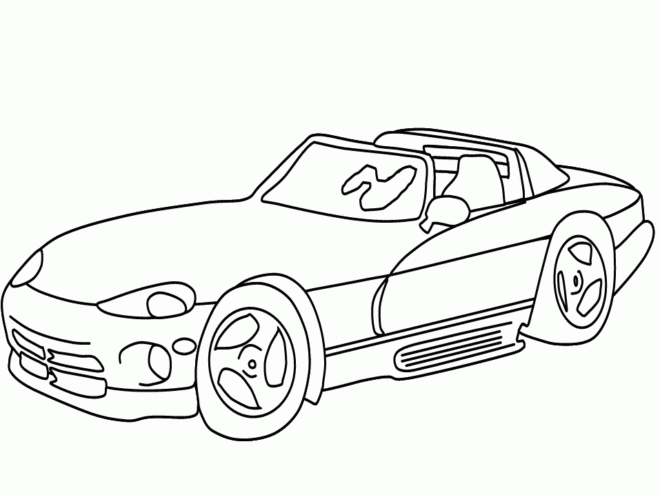 Desenhos de Carro Esportivo para colorir