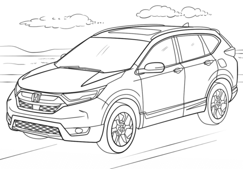 Desenhos de Honda para colorir