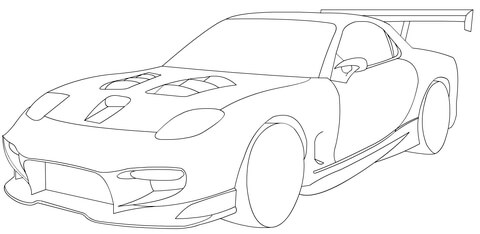 Desenhos de Mazda para colorir