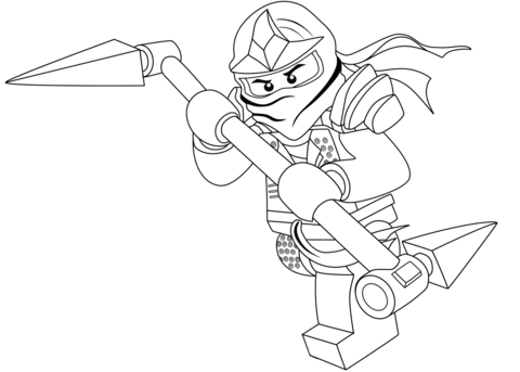 Desenho de Ninjago Lloyd para colorir