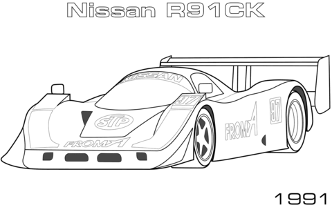 Desenhos de Nissan para colorir