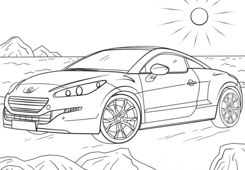 Desenhos de Peugeot para colorir