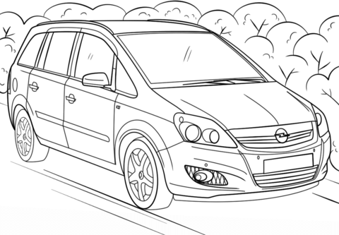 Desenhos de Opel para colorir