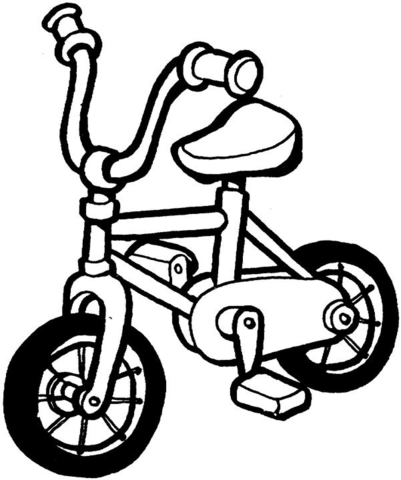 Desenho deBicicleta para Criança para colorir