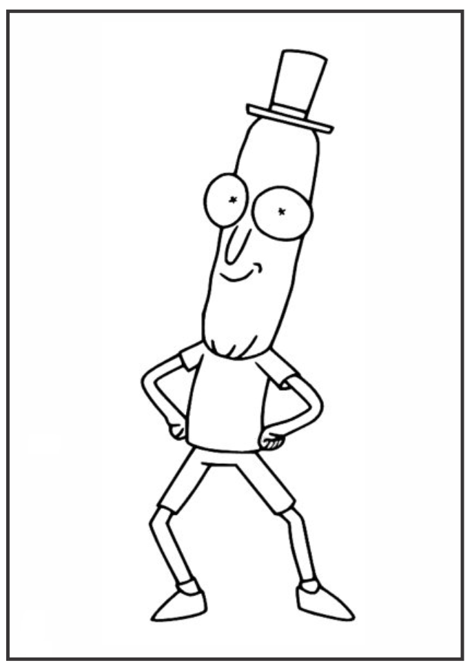 Desenhos de Mr. Poopybutthole para colorir