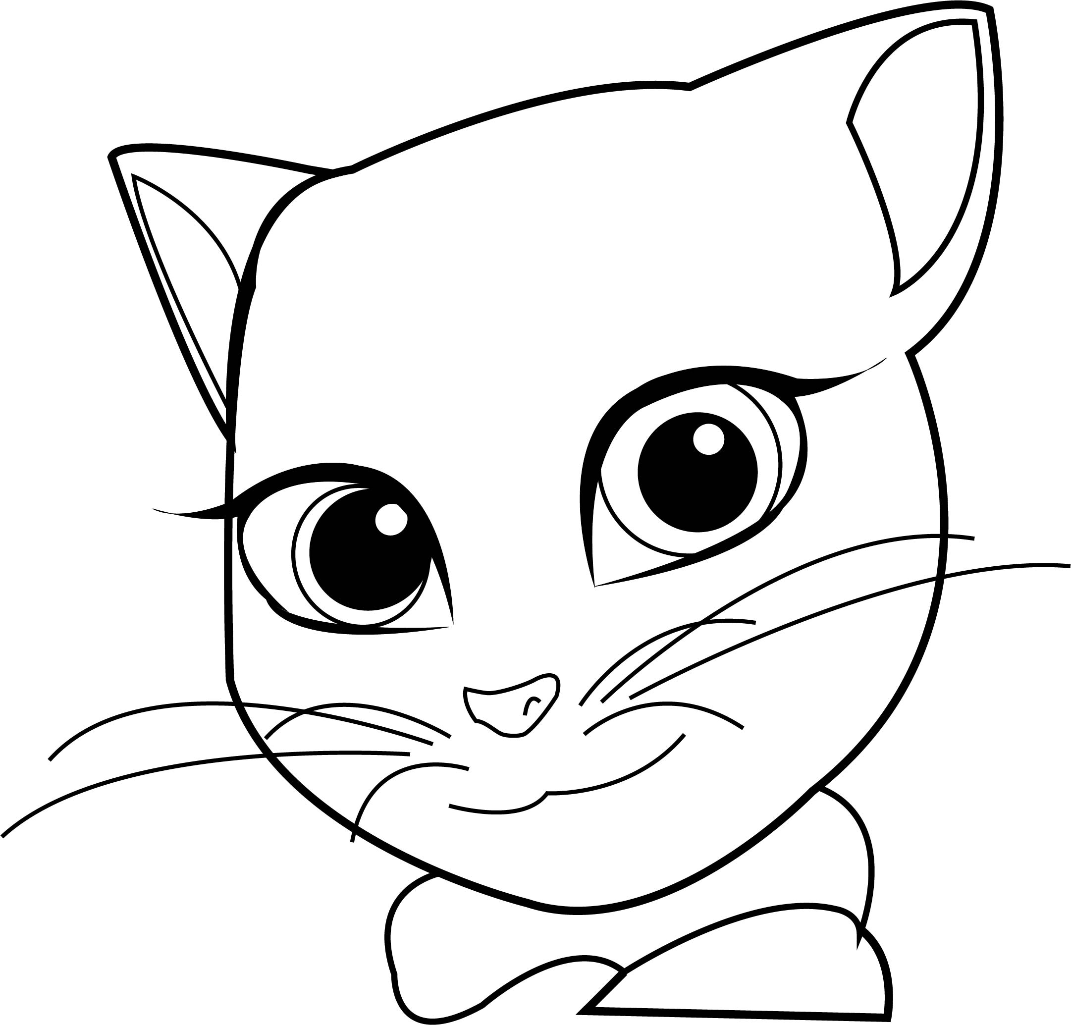 Desenho deTalking Angela para colorir