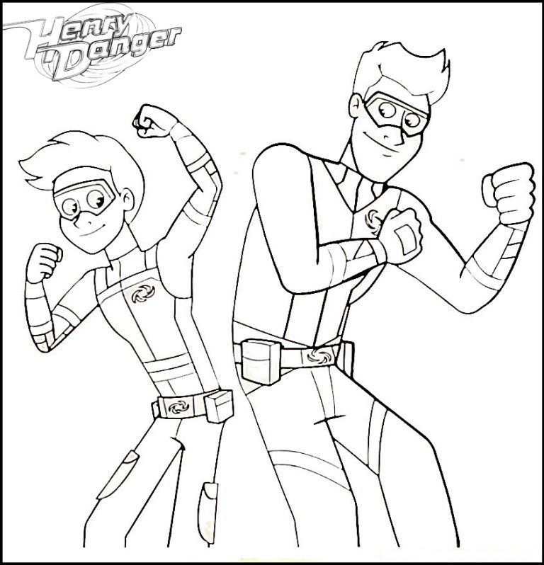 Desenhos de Henry Danger para colorir