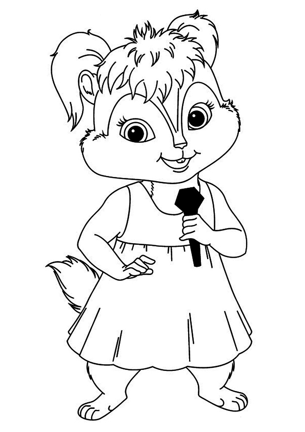 Desenhos de Alvin And The Chipmunks para colorir