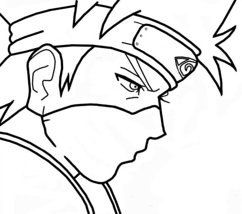 Desenhos de Hatake Kakashi para colorir