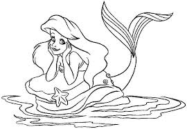 Desenho dePrincesa Ariel para colorir