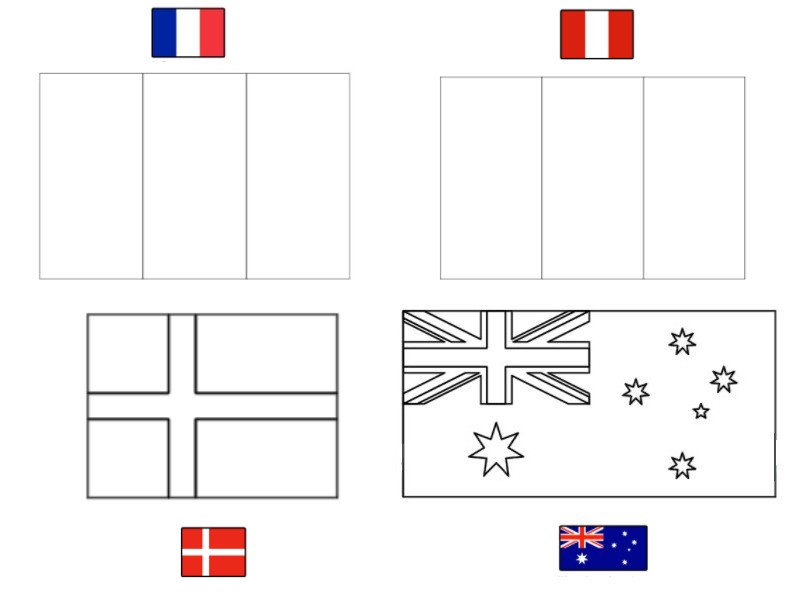 Desenho deGrupo C Copa do Mundo FIFA de 2018 para colorir