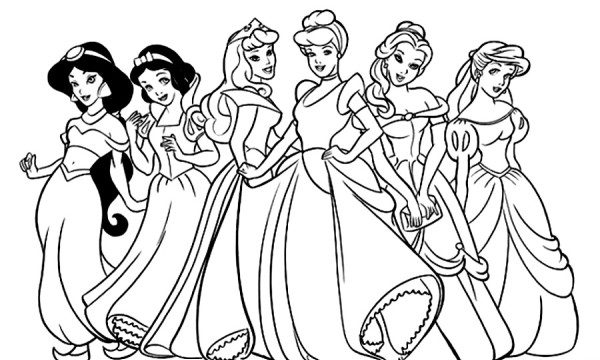 Desenhos de Meninas para colorir