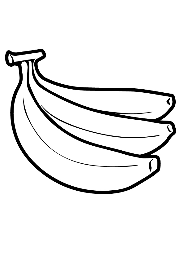 Desenhos de Banana para colorir