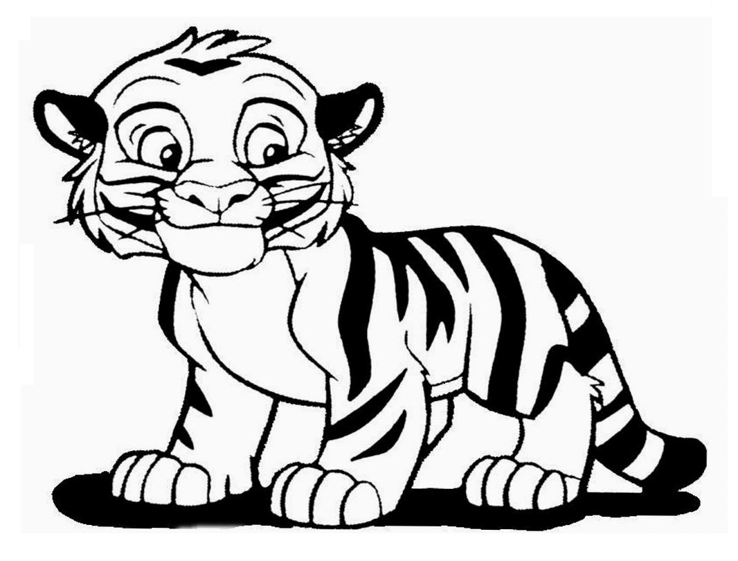 Desenhos de Tigre para colorir