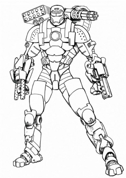 Desenho deFabuloso War Machine para colorir