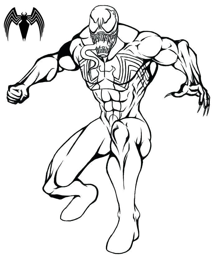 Desenhos de Venom para colorir