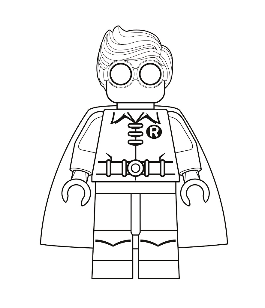 Desenho deLego Robin para colorir