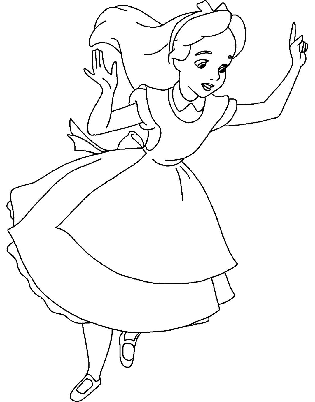 Desenho deLinda Alice para colorir