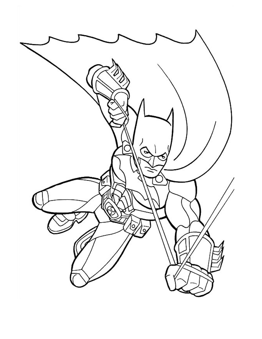 Desenho deBatman Incrível para colorir