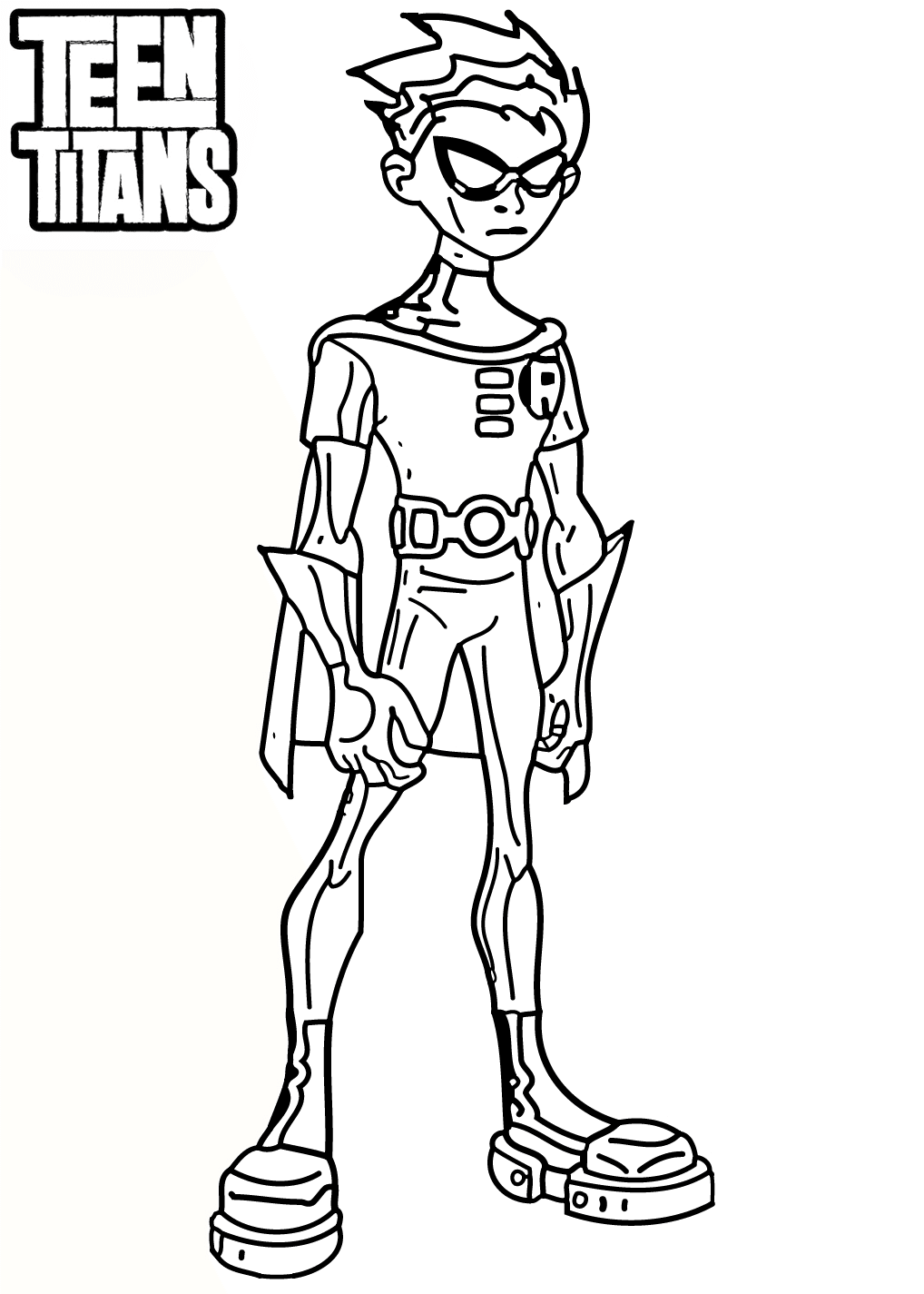 Desenhos de Jovens Titãs (Teen Titans Go) para colorir