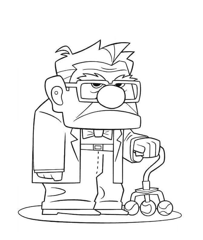 Desenhos de Carl Fredricksen para colorir