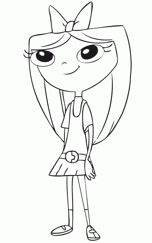 Desenhos de Candace para colorir