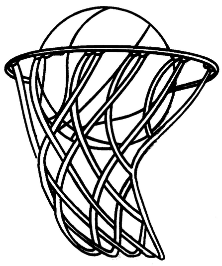 Desenho deBasquete para colorir