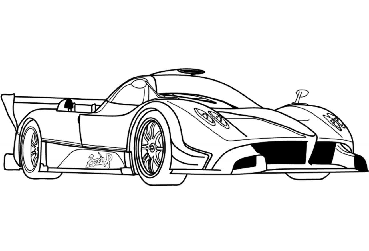 Desenhos de Pagani para colorir