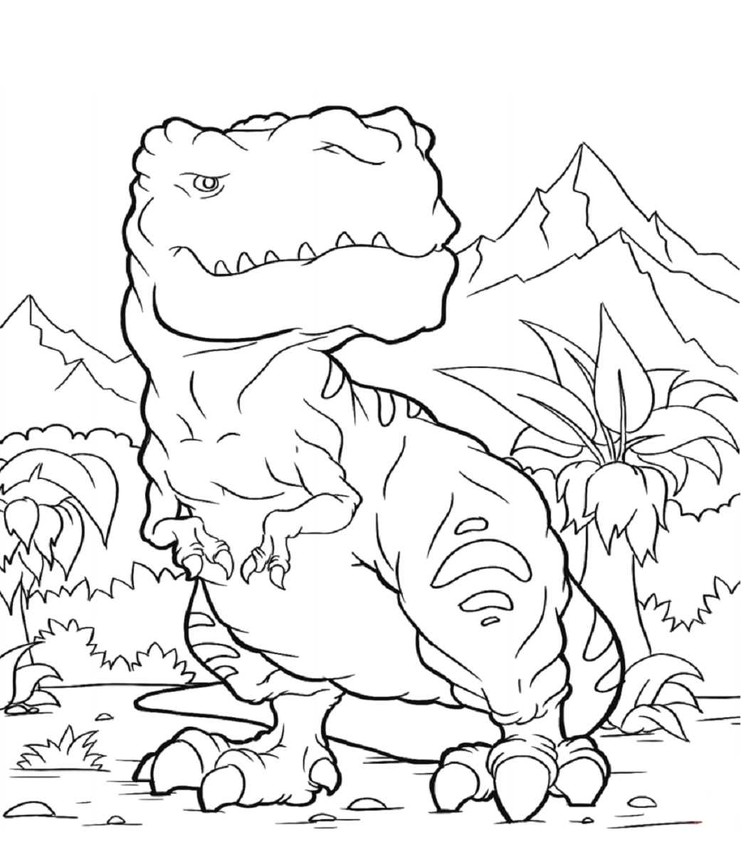 Desenhos de Tyrannosaurus Rex para colorir