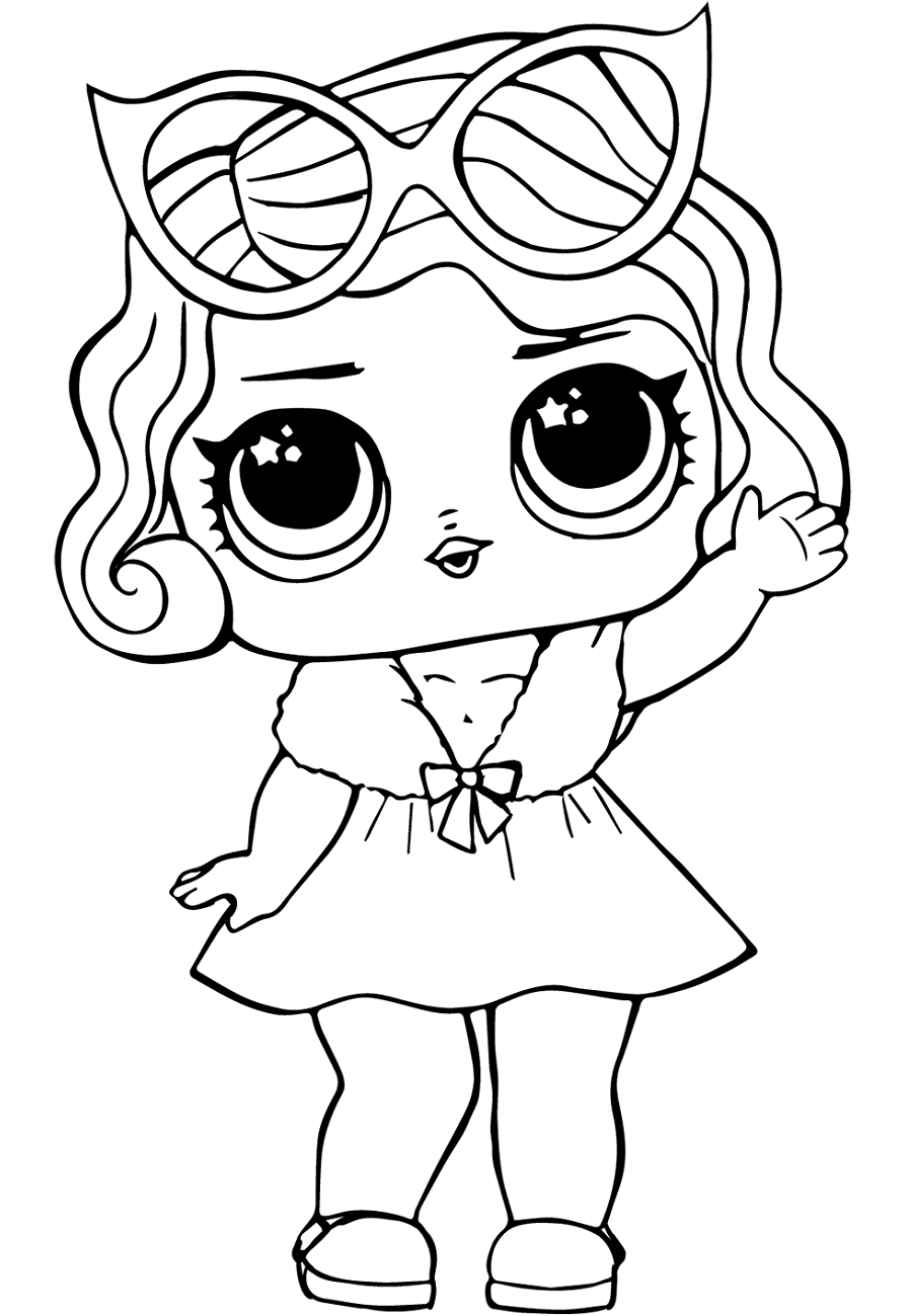 Desenho deLeading Baby LOL para colorir