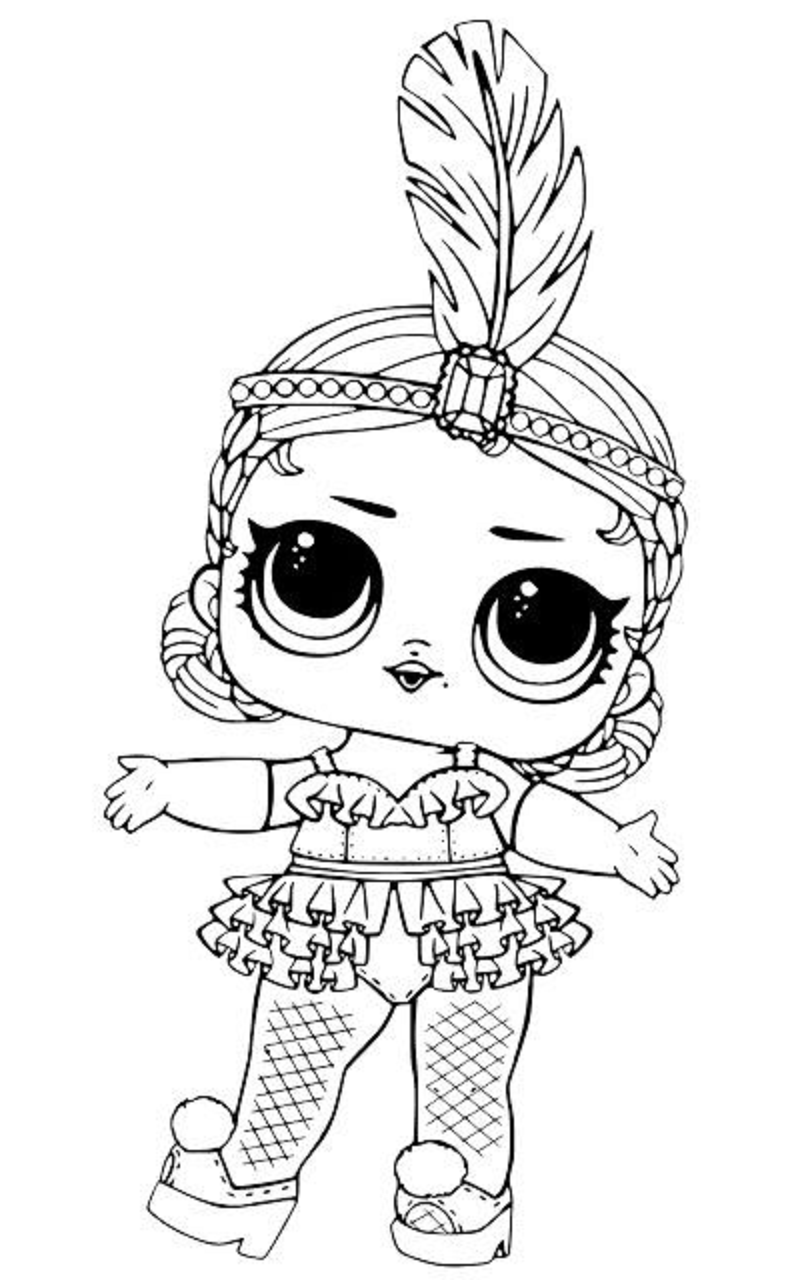 Desenho deShowbaby Em LOL Surprise para colorir