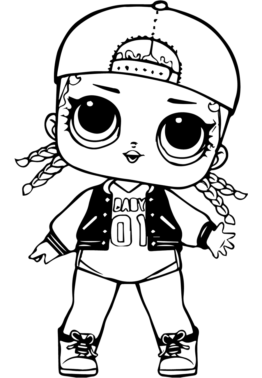 Desenho deLOL Surprise M.C. Swag para colorir