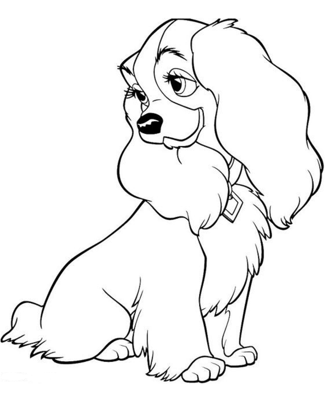 Desenhos de Cachorro para colorir