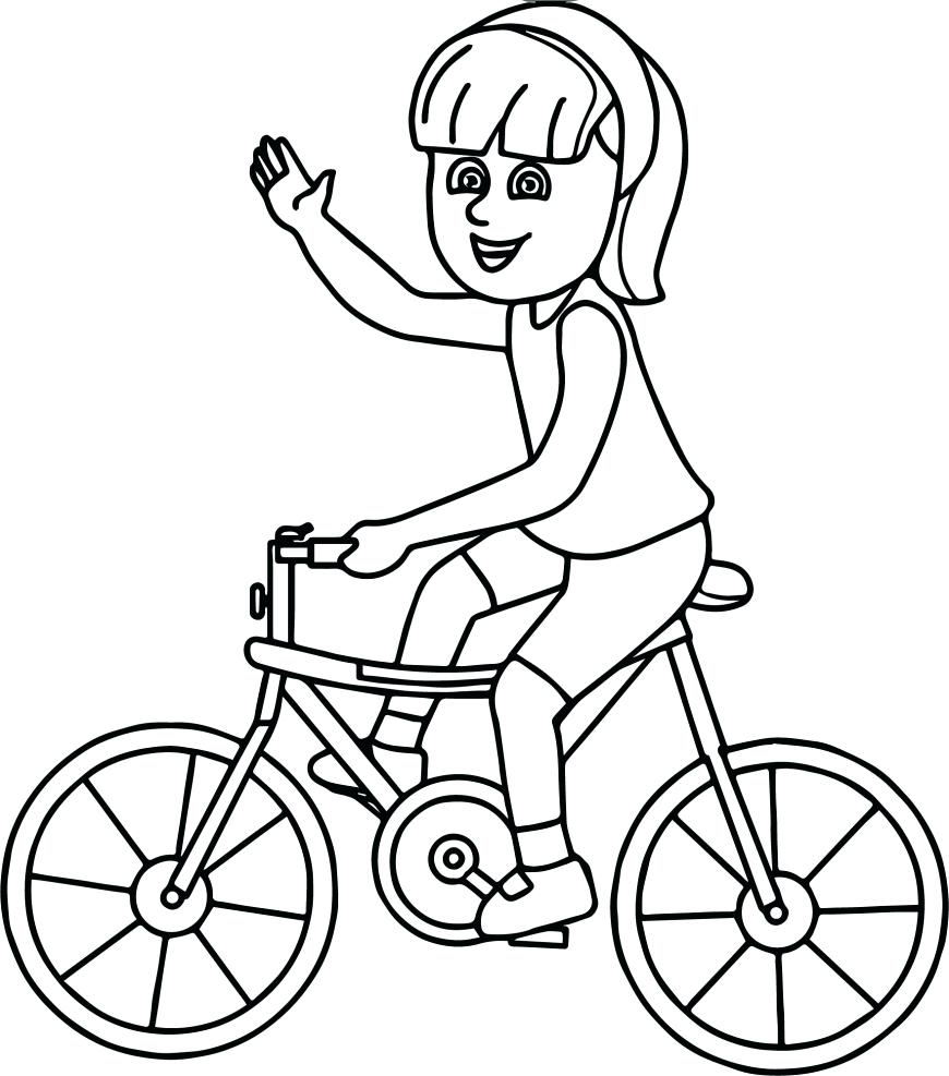 Desenhos de Bicicleta para colorir