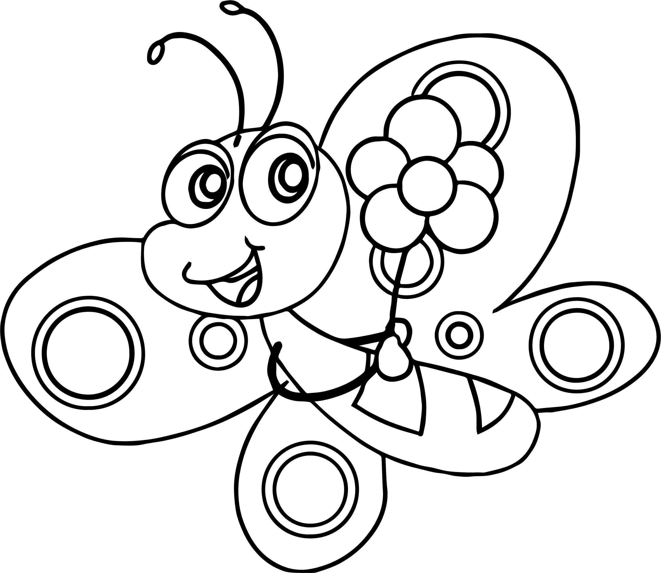 Desenho deLinda Borboleta para colorir