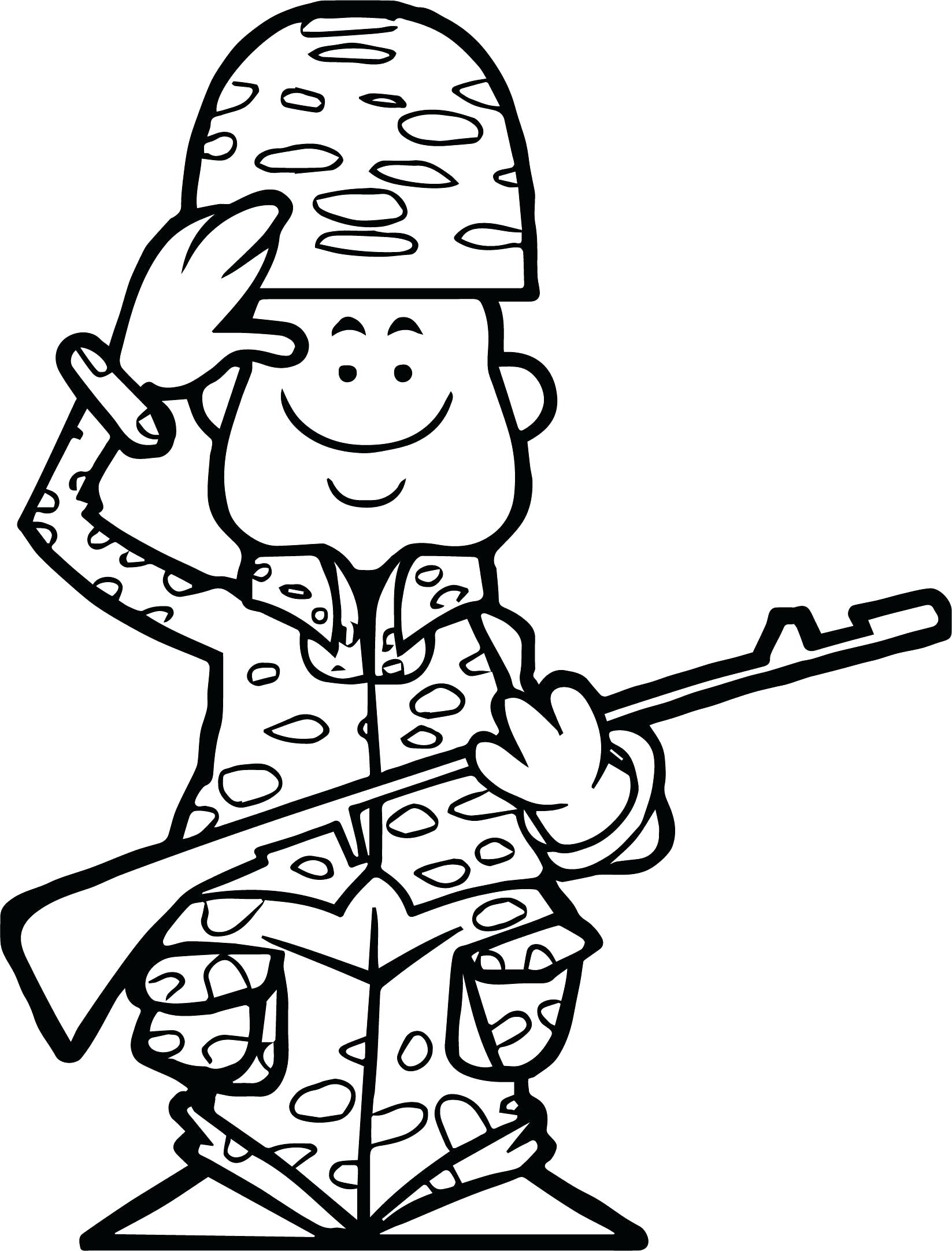 Desenho de Pequeno Soldado para colorir