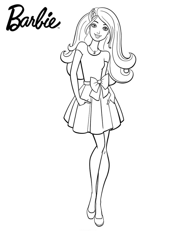 Desenhos de Barbie para colorir