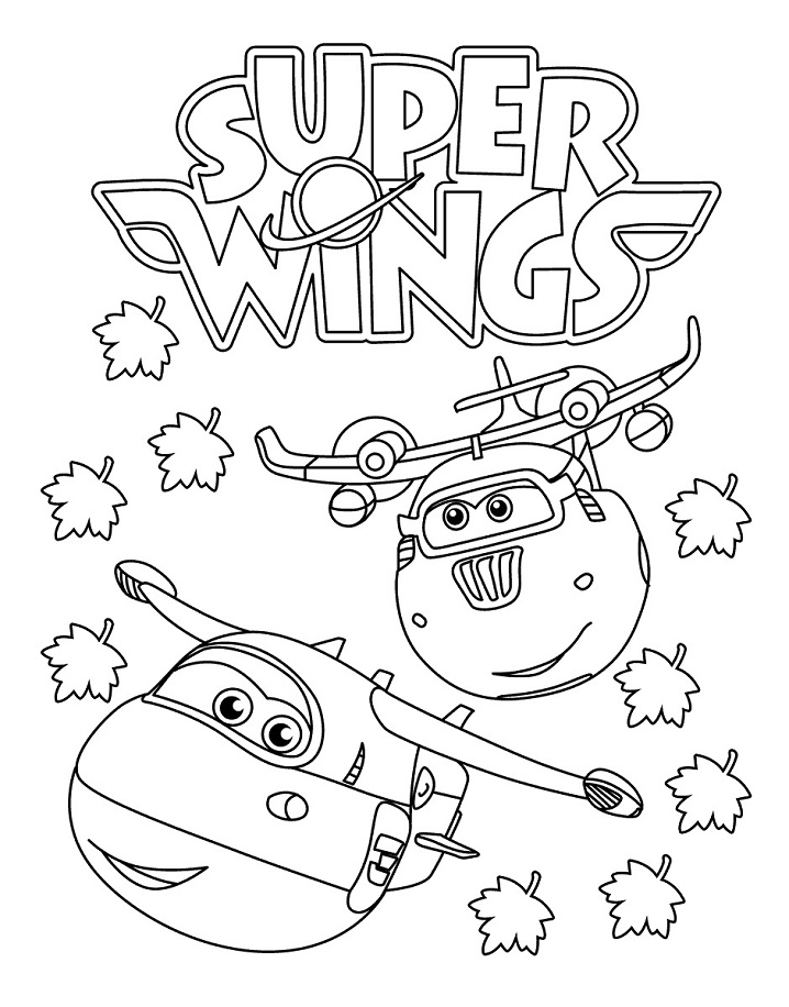 Desenho de Super Wings para colorir