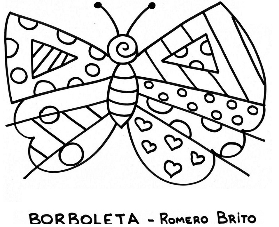 Desenho deBorboleta para colorir