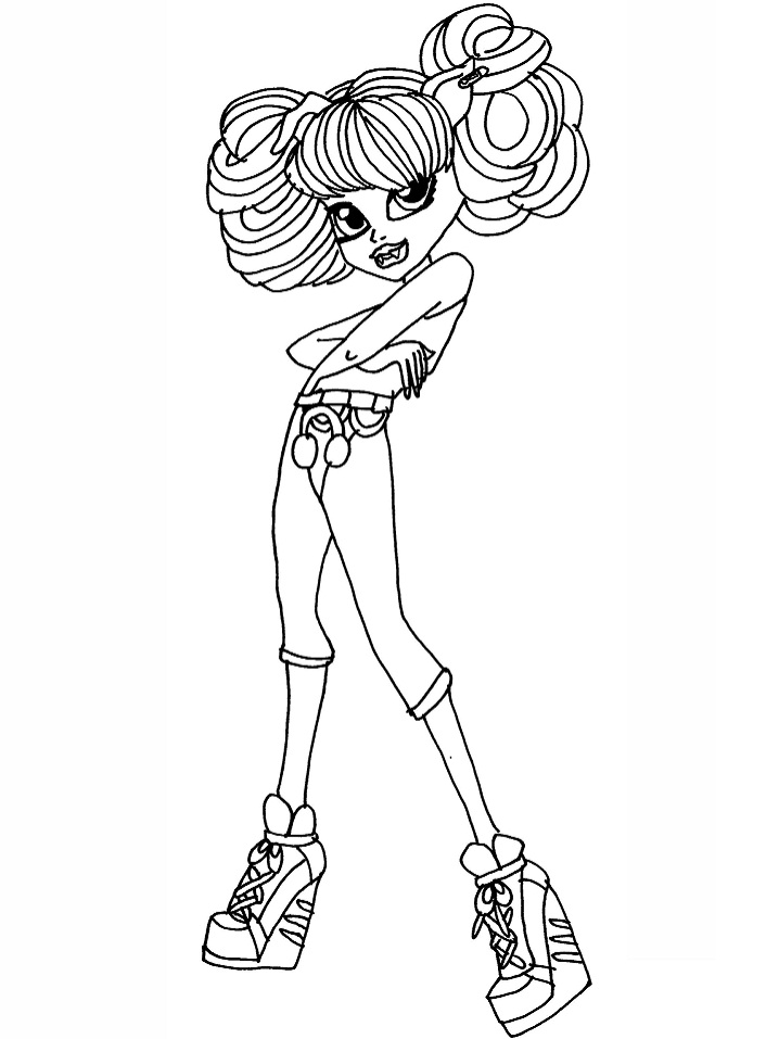 Desenho de Howleen Wolf para colorir