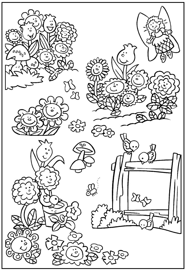 Desenho deJardim Milagroso para colorir