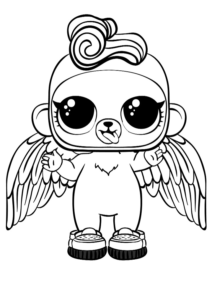 Desenho deBhaddie Monkey para colorir