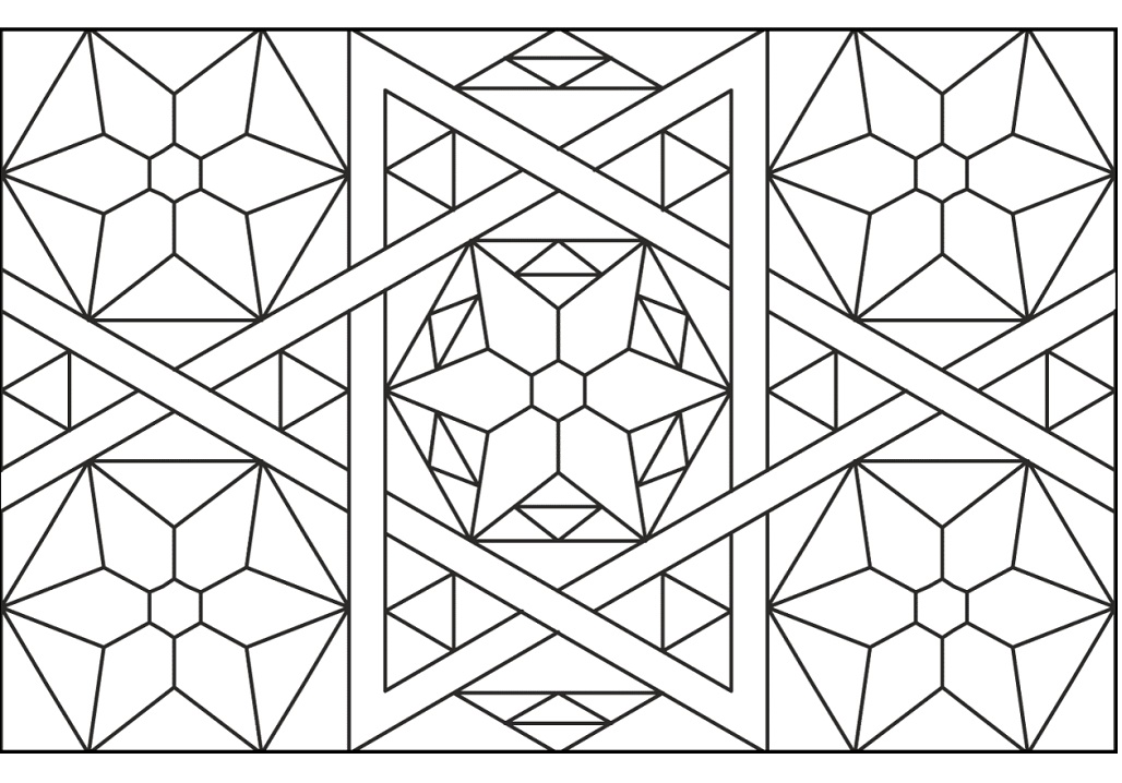 Desenho deMonreale Cathedral Tile para colorir