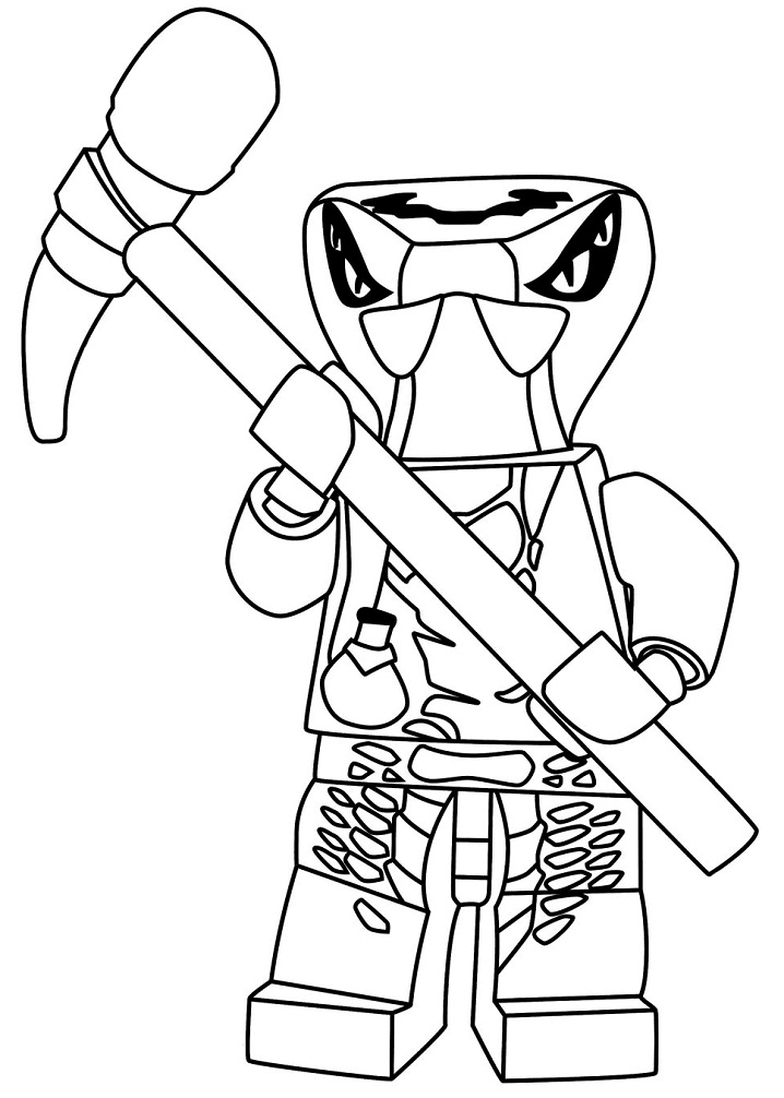 Desenho deLego Ninjago Spitta para colorir