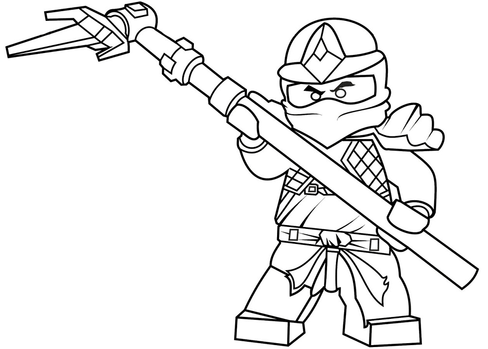 Desenho deLego Ninjago Cole ZX para colorir