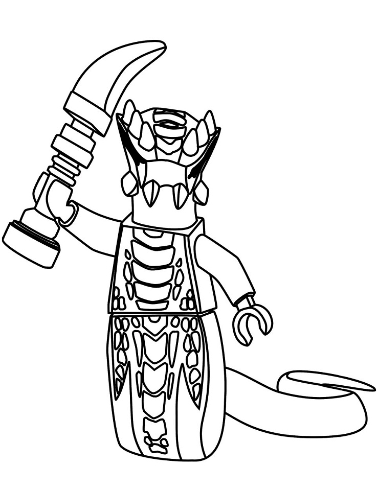 Desenho deLego Ninjago Acidicus para colorir