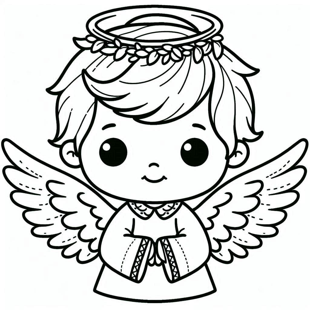 Desenho deAnjinho Para Crianças para colorir